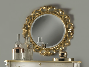 ROSSINI - Round framed wall-mounted mirror by CASA +39 - view 2